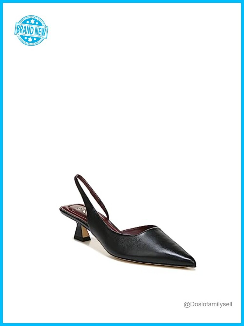 Kitten Heels Pointed Toe Slingback Dress Pumps Women